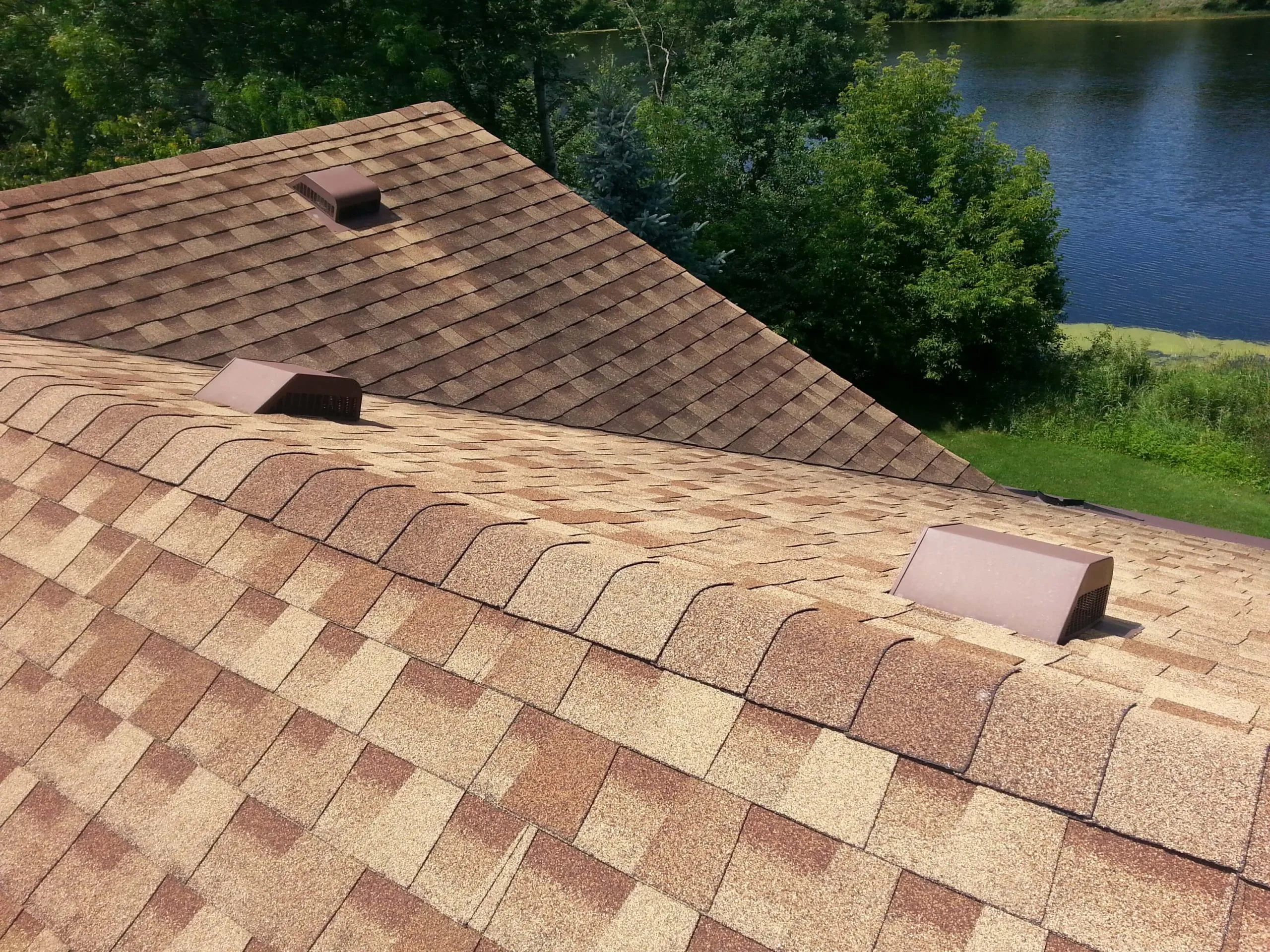 GAF roof view
